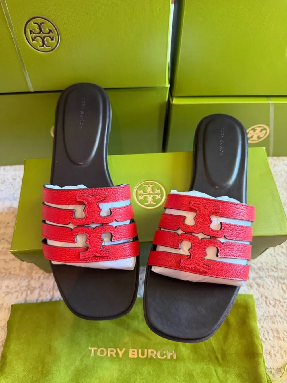 Tory Burch Ines Cage Slide Sandals